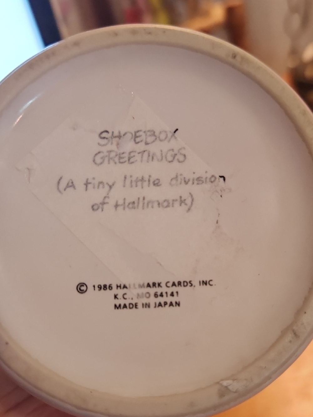 Vintage Shoebox Greetings Hallmark 1986 Dog Mug - Picture 6 of 6